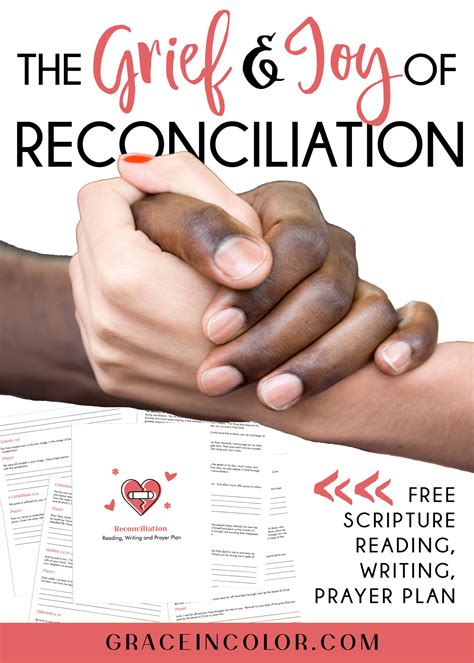 Understanding Reconciliation and Moving On