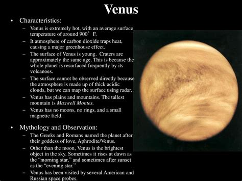 Understanding Venus's Physical Appearance and Measurements