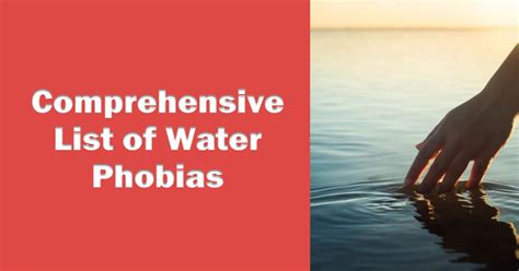 Understanding the Phobia: Phobic Fear of Water Suffocation