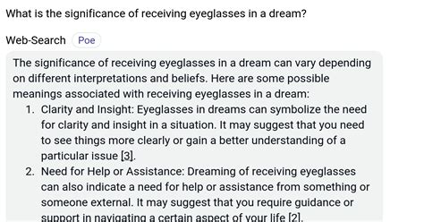 Understanding the Significance of Observing Eyeglasses in a Dream