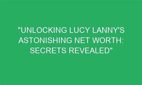 Unlocking Lucy Mae's Beauty Secrets