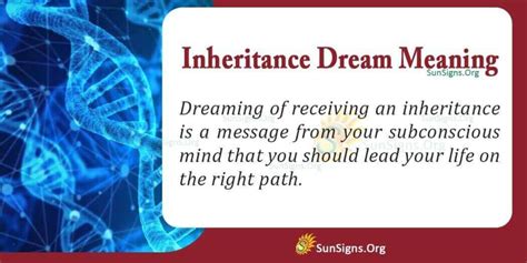 Unraveling the Symbolism of Inheritance Dreams