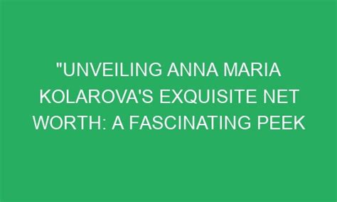 Unveiling Anna Roa's financial success and achievements