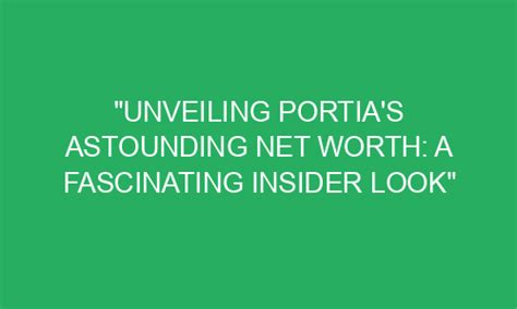 Unveiling Portia Harlow's Net Worth