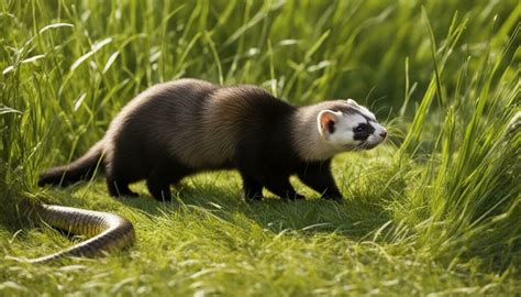 Unveiling the Ferret's Hunting Instincts: Exploring their Natural Predatory Behaviour