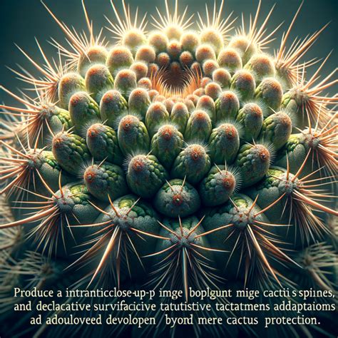 Unveiling the Significance of Cactus Spines in One's Subconscious Imagery