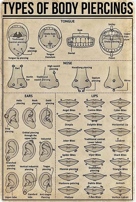 Unveiling the Symbolism Behind Different Types of Body Piercings