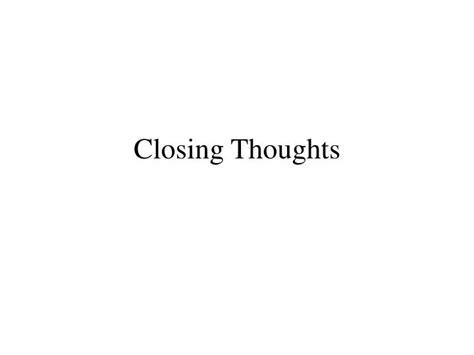 Vanessa Keen: Closing Thoughts