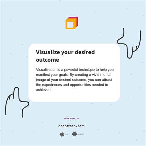 Visualize Your Desired Outcome