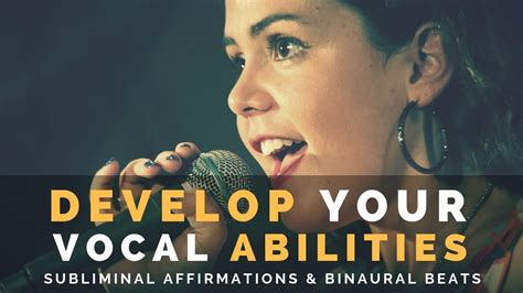 Vocal Abilities and Accomplishments