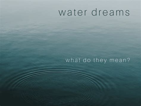 Water as a Symbol of Emotions: Interpreting Dreams of Urban Inundation