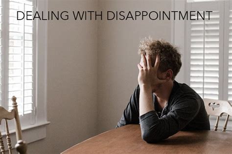 When Reality Meets Imagination: Dealing with Disappointment