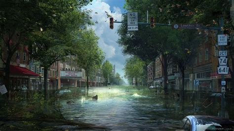 When Water Takes Over: Exploring the Fascinating Realm of Flooded Street Visions