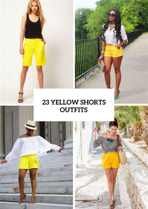 Why Must-Have Yellow Shorts Are the Key Item This Season