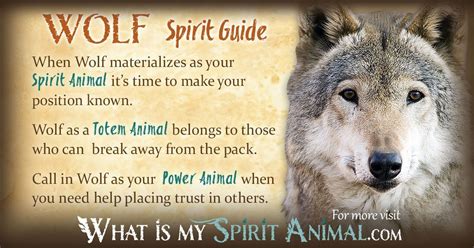 Wolf Dreams as Messengers: Communication from the Spirit World