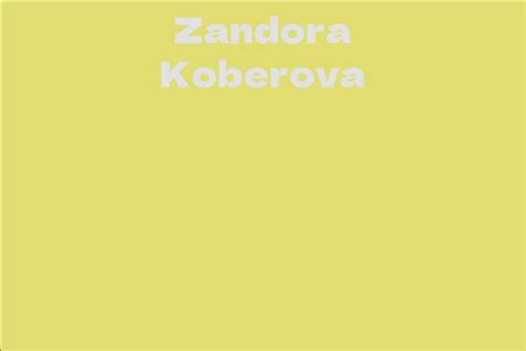 Zandora Koberova: A Rising Star